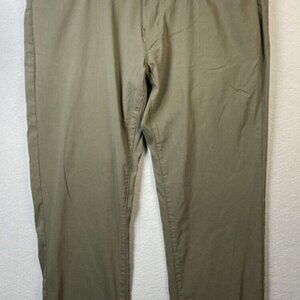 Weatherproof Performance Pants Mens 38 X 32 Vintage Faille Straight Olive W2S515